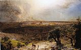 Frederic Edwin Church Jerusalem from the Mount of Olives painting